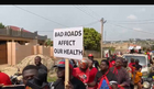 Ablekuma Fan milk residents protest over bad roads