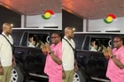 Ga Mantse discharged after Oti Region accident; Mahama pays hospital visit
