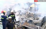 Fire guts shops, kiosks behind VVIP Station at Kwame Nkrumah Circle