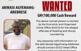 EOCO places GH¢100,000 bounty on ex-Bank Manager over GH¢30m theft