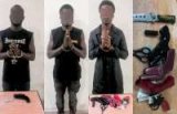 Three arrested for possessing and manufacturing illegal guns at Shiashi