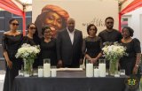 Mahama pays condolence visit to Nana Konadu’s family [Photos]