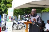 Agric Minister equips Feed Ghana Coordinators with 500 motorbikes