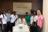 Black Queens visit injured Banyana Banyana forward Gabriela Salgado in Casablanca