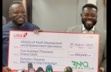 Richard Nii Armah-Quaye donates GHS500k to support “Red Means Stop” anti-drug campaign