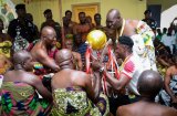 Asante Kotoko presents FA Cup trophy to Otumfuo Osei Tutu II