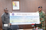 National Investment Bank donates GH₵1m to support GAF barracks redevelopment project