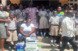 Teshie 11 & 12 class of 1993 donates printer-photocopier machine to alma mater
