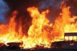 5 motorbikes, fufu pounding machine destroyed as fire guts mechanic shop at Kintampo