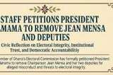 EC Staff Petitions President Mahama to Remove Jean Mensa and Deputies