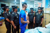 IGP visits injured officer after Sampa clash, deploys reinforcement teams