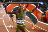 Kipyegon falls short in sub-four-minute mile bid