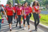 MTN Yellow ladies walk to raise awareness on breast cancer
