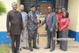 Erpreben Travel & Tour donates air conditioners to Osu District Police Command