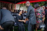 Kurt Okraku and GFA pays condolence visit to family of late former First Lady Nana Konadu Agyeman-Rawlings