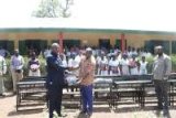 CHALICE donates desks, core textbooks to Gengenkpe JHS