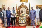 Otumfuo pledges support for gov’ts renewed galamsey fight; lauds Lands Minister’s reforms for mining sector