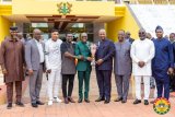 Parliament presents 2025 Democracy Cup trophy to President Mahama