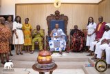 Veteran Ghanaian gospel stars announce ‘The Legendary Minstrels’ during visit to Ga Mantse
