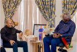 Kufuor visits Mahama to console him after helicopter crash kills 2 ministers and 6 others
