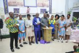 Ablekuma West MP, MCE distribute sanitary pads to girls on World Menstrual Hygiene Day