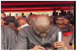 Moment Titus Glover broke down in tears at state funeral for helicopter crash victims