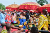 See the colourful ceremony of Eswatini King Mswati III’s visit to Manhyia Palace