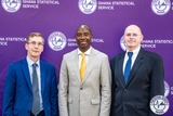 IMF’s David Bailey and Barend De La Beer engage with GSS Boss Dr Alhassan Iddrisu on Ghana’s public sector debt&nbsp;(…)