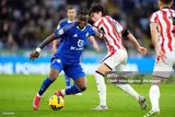 Fatawu Issahaku provides an assist in Leicester City’s win over Stoke City