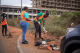 GNPC cleans up Meridian-Harbour Road in environmental drive