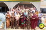 Director of Prisons in charge of Human Resources pays courtesy call on Sunyani Chief