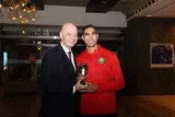 Achraf Hakimi crowned at home as FIFA President presents 'The Best' award in Morocco