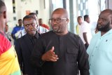 GFA President Kurt E.S Okraku arrives in Kumasi ahead of visits to Kotoko, Pooley's family Today