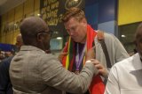 President Kurt E.S Okraku leads GFA Executive Council to welcome Black Queens after WAFCON feat