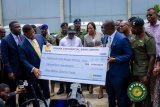 GoldBod supports NAIMOS with 5 pickups, GH₵5 million