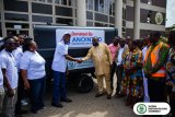 Anointed Engineering donates ‘Borla Macho III’ tricycle to support sanitation drive in Accra