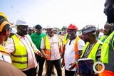 Volta Regional leaders inspect major ‘Big Push’ road projects, urge contractors to expedite work
