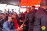 Photos: Leadership of Parliament visits family of late Akwatia MP, Ernest Kumi