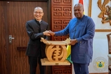 Chinese Ambassador bids farewell to President Mahama
