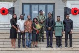 Members of Defence Press Corps pay tribute to the late Dr. Edward Omane Boamah