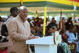 President Mahama cuts sod for Ho Oxygen City Housing Project