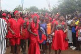 Mepe chiefs and residents mark 69th Afenortor Festival in mourning of helicopter crash victims