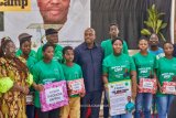 Deputy Finance Minister equips 400 JHS students in Asuogyaman through Ampem Educamp
