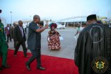 Photos: President Mahama arrives in Abuja for 67th ECOWAS Heads of State Summit