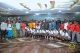 Black Queens visit Jubilee House after WAFCON heroics; Mahama promises security service (…)