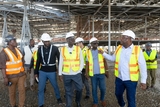 Finance Minister inspects abandoned Takoradi Market Circle project