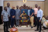Somoco Ghana presents gifts to Ga Traditional Council for Homowo Festival