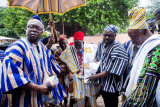 Photos from Otumfuo’s meeting with the Kusaug traditional council