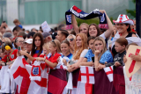 Lionesses welcomed home by jubilant fans after Euro 2025 win
