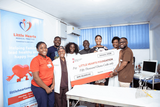 Pastor Edwin Dadson, Spikenard Music International donate GH¢50,000 to Little Hearts Foundation